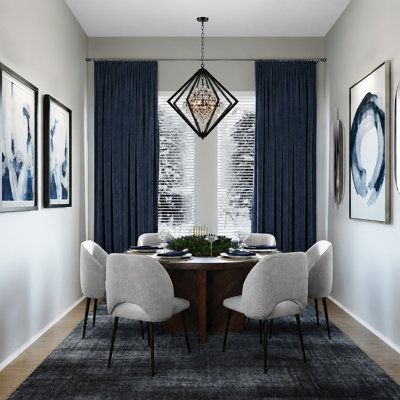 Modern 4 Light Crystal Chandelier