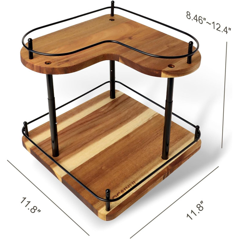 Wooden Spice Rack Storage Container