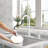 Willow Single-Handle Pull Down Sprayer Kitchen Faucet with Infrared Sensor, Soap Dispenser and Deck Plate-76655481