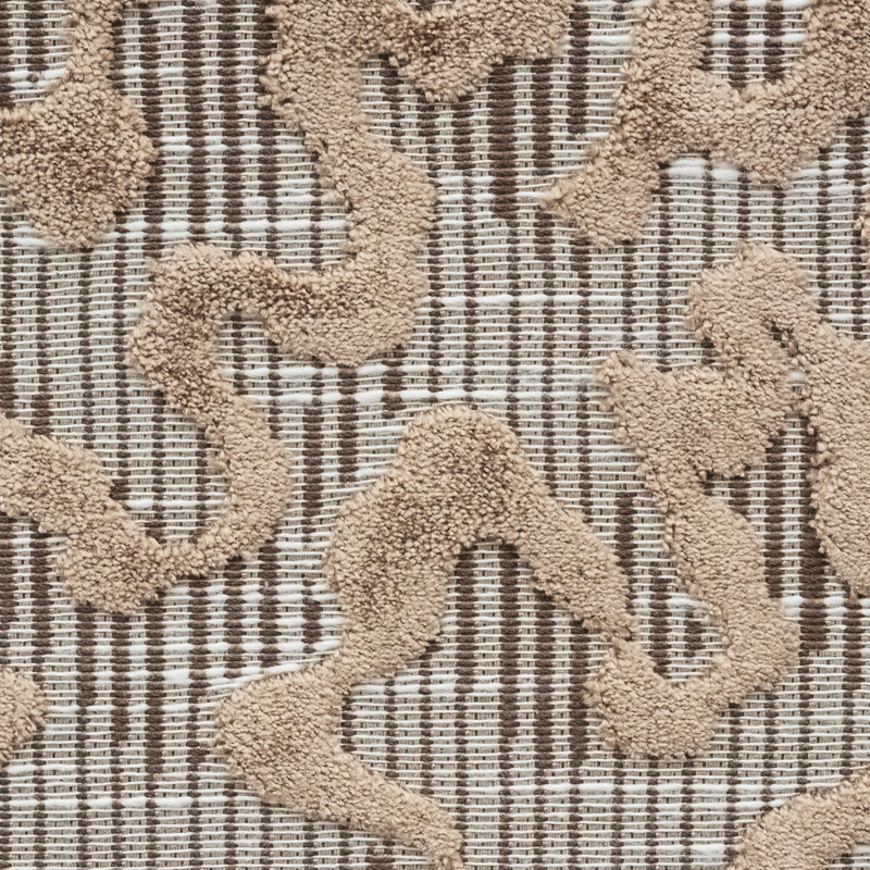 Tissu en velours Janis, Brun