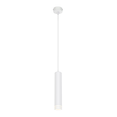 1 - Light Stainless Steel Cylinder Pendant