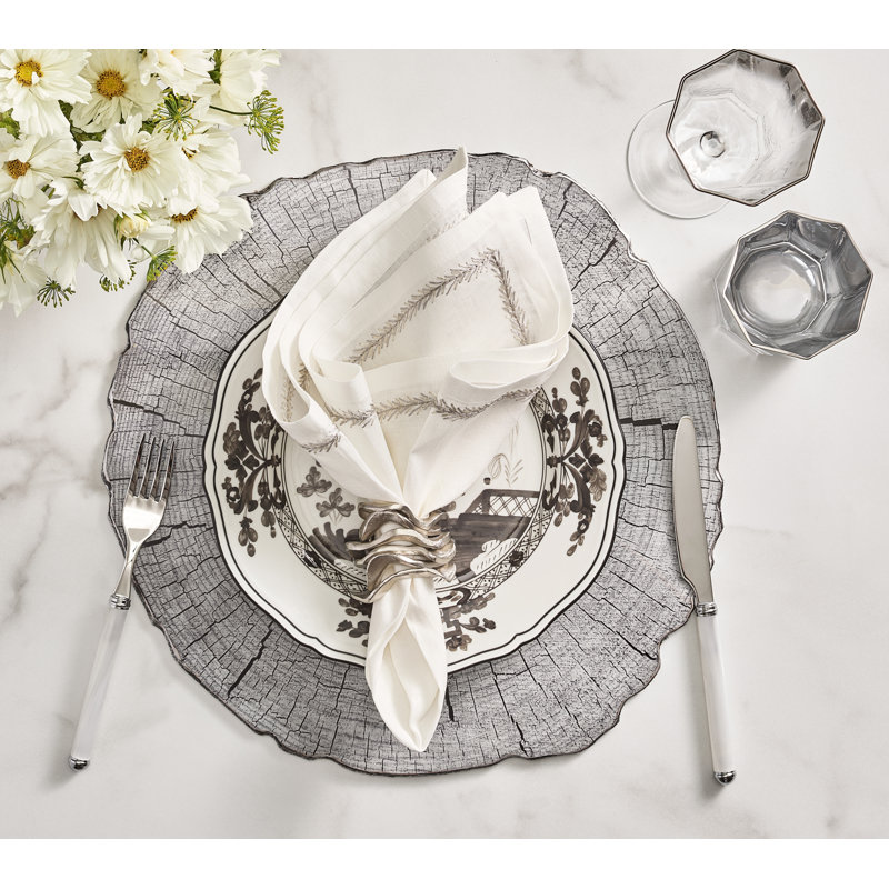 Flux Napkin Ring, Silver