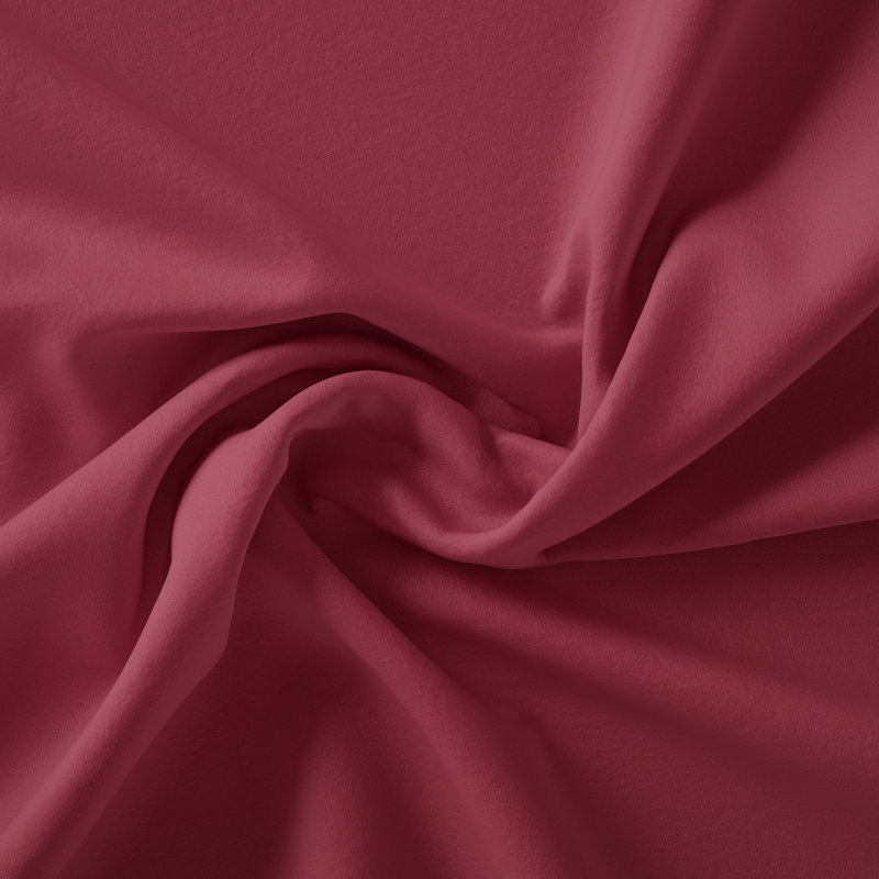Ensemble de 2 taies d'oreiller en microfibre ultra douce, Bourgogne, Taie d’oreiller standard