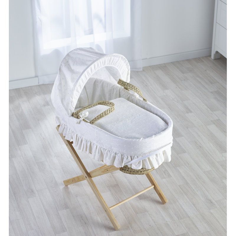 Moses Basket with Bedding with Mattress