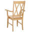 Yelena Double X-Back Arm Chair