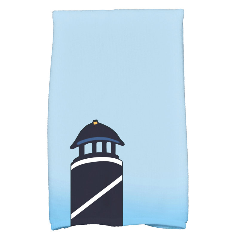 Hancock Tea Towel Kitchen Towel, Black