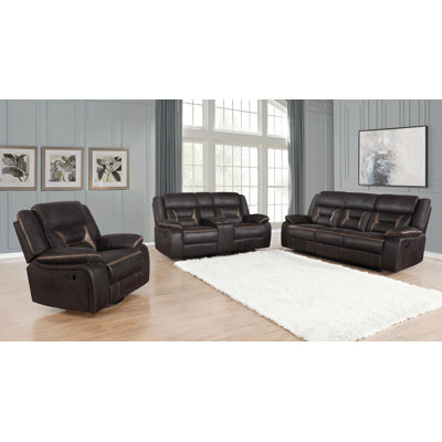 Ensemble de canapé inclinable 3 pièces Bhanwari