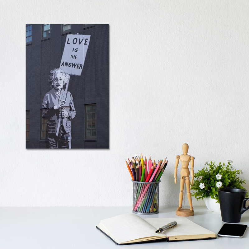 Love Is The Answer by Ann Hudec - Wrapped Canvas Gallery-Wrapped Canvas Giclée, 20.32 cm H x 30.48 cm W