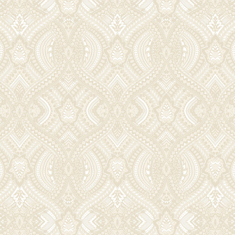 10m x 50cm Matte Wallpaper Roll, Cream
