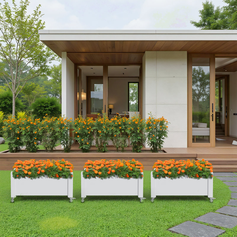 Jardinière extérieure / intérieure / intérieure en résine, 3