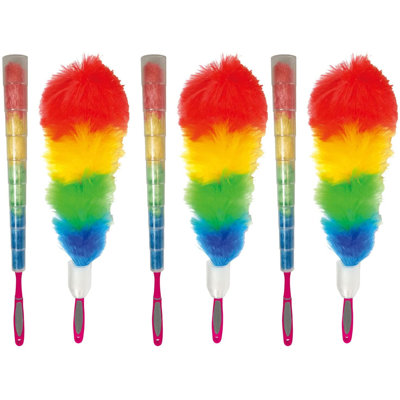 Nettoyeur multi-usages multicolore WBM Home Duster pour le nettoyage - (paquet de 3)
