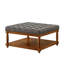 Repose-pieds carré capitonné avec tablette de rangement-2130859665-2130859666