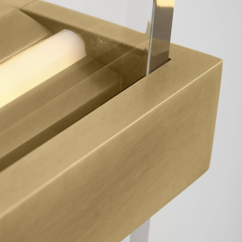 Flyta 1 - Light LED Flush Mounted Sconce, Clear