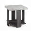 Ensemble 3 pièces table basse en bois et deux tables de bout assorties