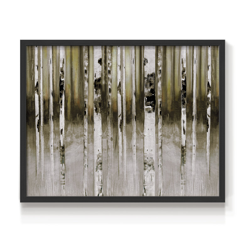 Fern Creek - reproduction encadrée - réarmable, H 8 po x l 10 po, Noir, noir, noir, noir