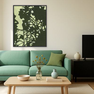 «Exotic Silhouette II» par Jodi Fuchs, reproduction d'art sur toile encadrée