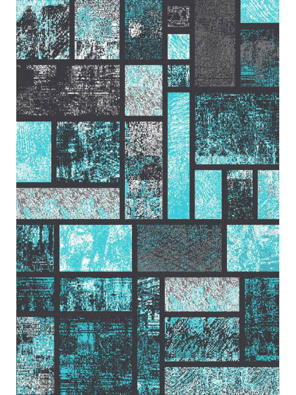 Catalan Geometric Indoor Rug, Rectangle 2' x 3'