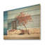 «Modern Modern Coastal Horizon», art mural sur bois de pin-101401721