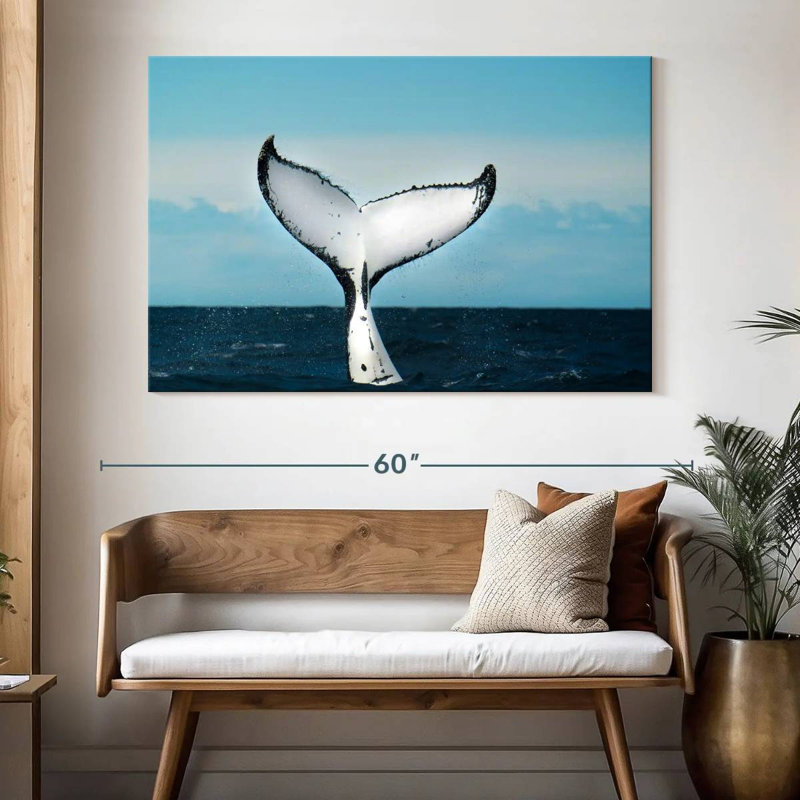 Brampt Whale Fluke, 34" H x 51" W