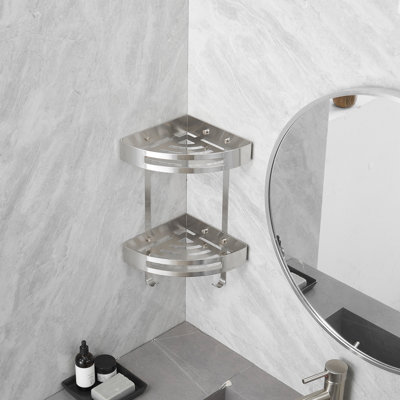 1 Wall Stainless Steel Shower Caddy