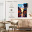 Vibrant Bourbon Street sur toile-1222183062