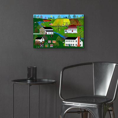 «Summer Dip» par Susan Henke, art mural en verre acrylique