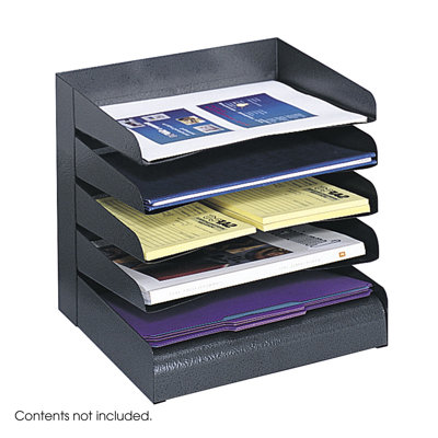 Five Tier Steel Desk Tray