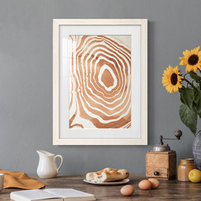 " Wood Grain Suminagashi III "