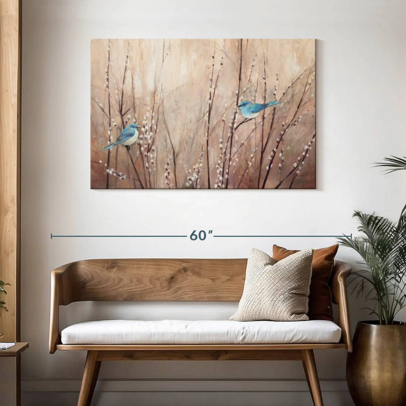 Brampt Pretty Birds, 30" H x 45" W