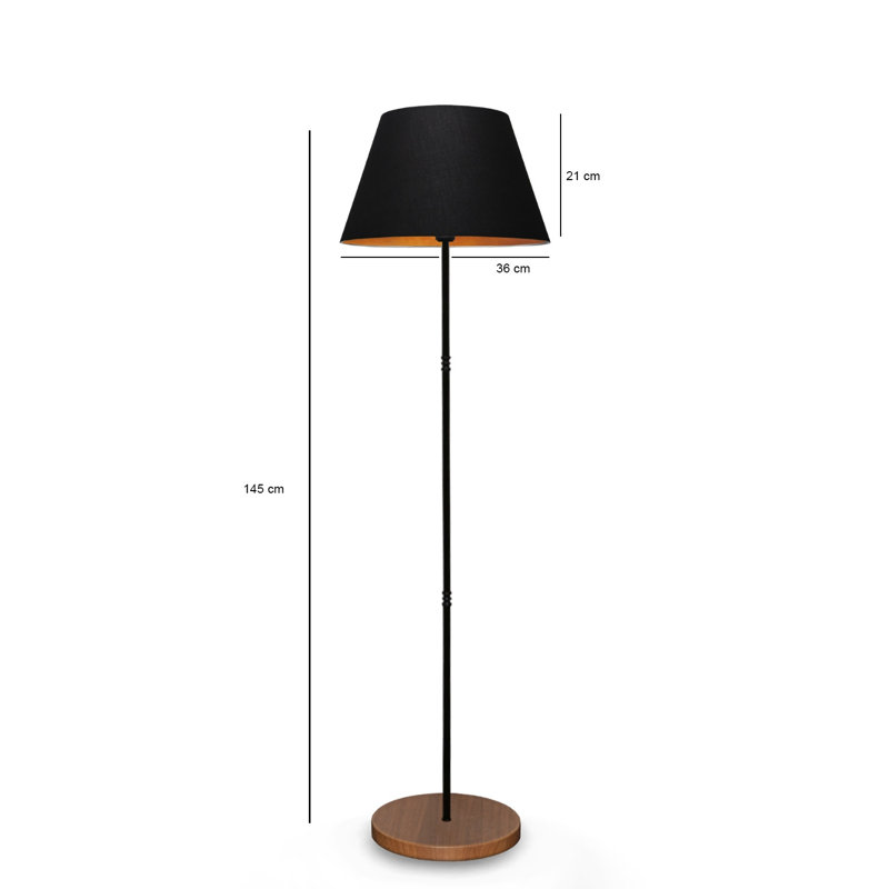 Lampe sur pied 57 po Jaena