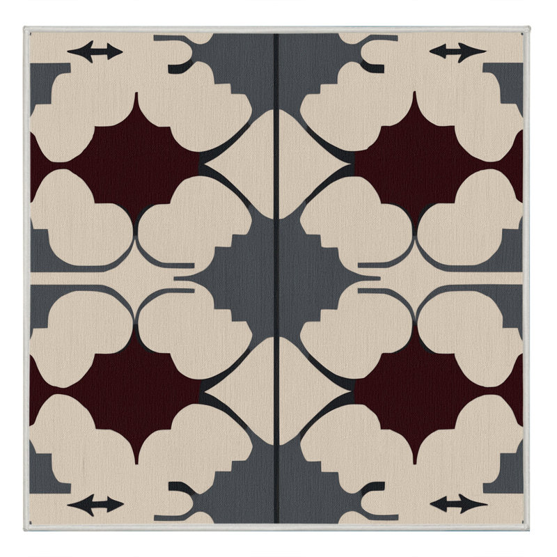 Meticulous Curve Rug, Square 5'