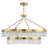Landon 2-Light LED Pendant in Warm Brass