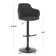 Shofner Swivel Upholstered Adjustable Height Counter Stool with Metal Frame