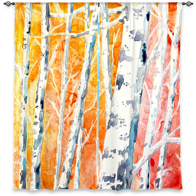 Room Darkening Curtain Pair, 20" W x 82" L