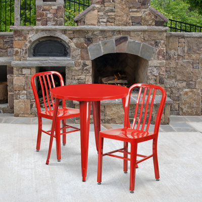 4 - Person Patio Dining Set Round Table