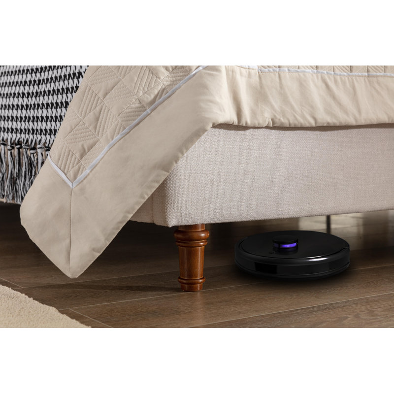 Mozter Boucle  Upholstered Wingback Bed