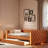 Upholstered Daybed With Trundle And Led-1507905496