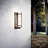 Millbourne Anvil Iron 19.5-inch 2-Light Outdoor Wall Light with Etched Glass Shade-104621466