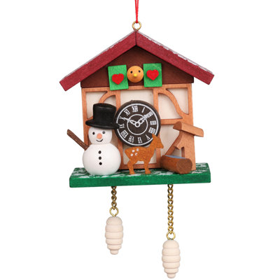 Imboden 4.5'' Wood Hanging Figurine Ornament