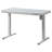 Keb Home Office Height Adjustable Glass Top Standing Desk with Drawer-785596860