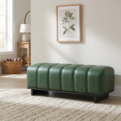 Banc de salle à manger moderne capitonné avec cadre en bois robuste
