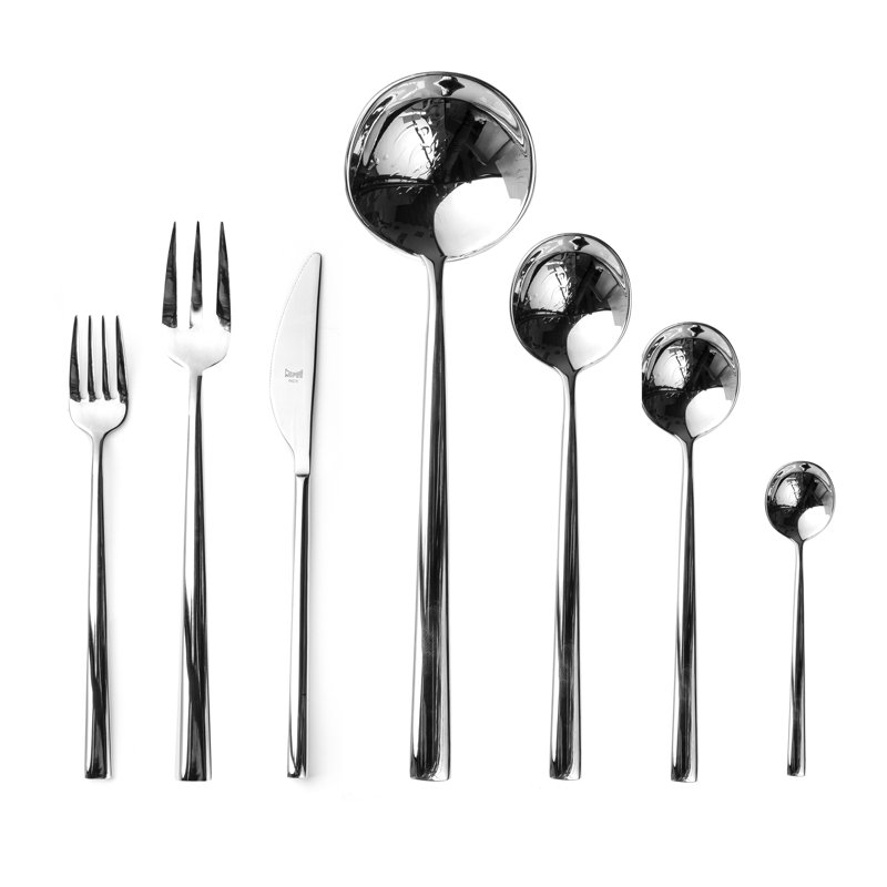 Movida Flatware Set - 51 Pieces - Stainless Steel