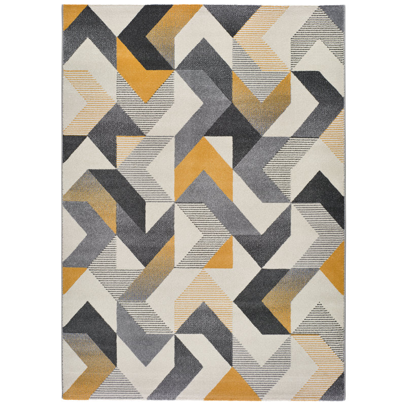 Macabe Geometric Area Rug, Rectangle 140 x 200cm