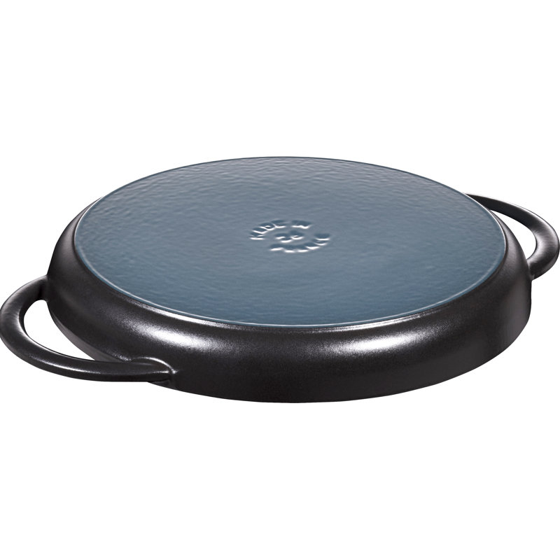 STAUB Cast Iron Pure Grill, Black, 26cm
