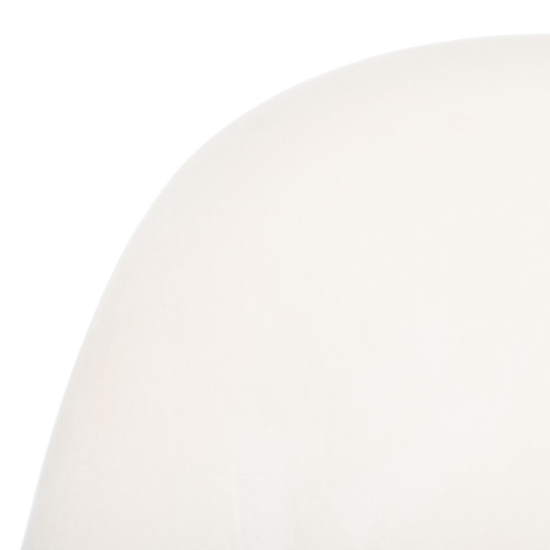 Velvet Armchair, Ivory Velvet