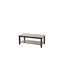 Table basse avec tablette de rangement ouverte