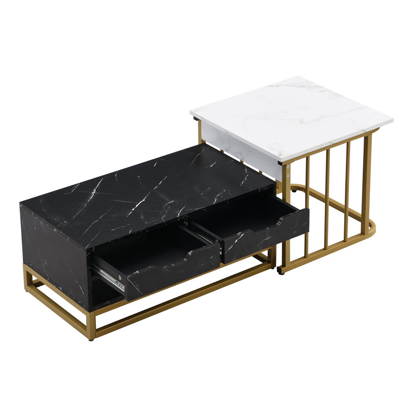 Avalyna Frame Coffee Table with Storage