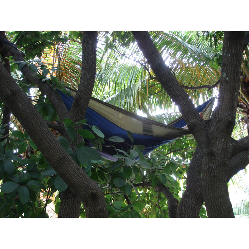 Lucia Double Camping Hammock, Navy / Olive, Double