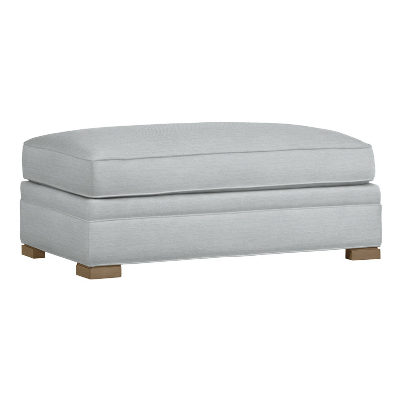 Repose-pieds et demi Nicholas, Hampton, Perigold Tres Chic bleu glacier