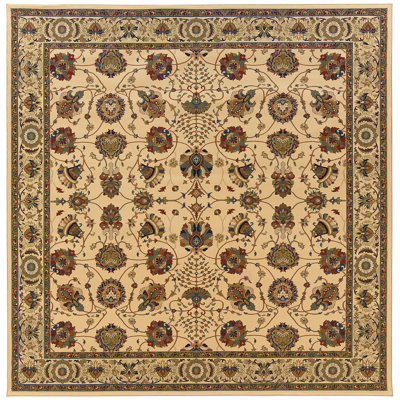 Tapis oriental brun / ivoire Shelburne